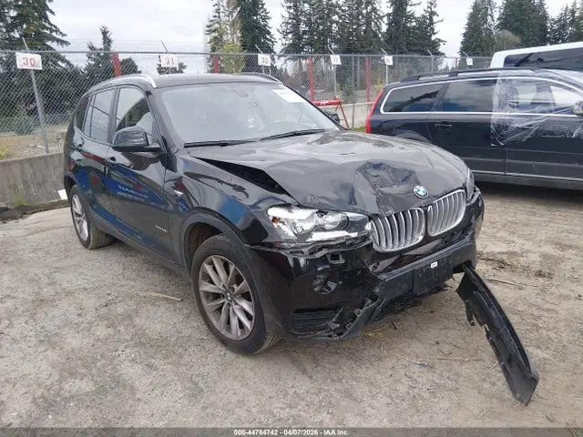 5UXWX9C3XH0T24227 — 2017 BMW X3 XDRIVE28I, Передняя часть (Front End), фото до ремонта