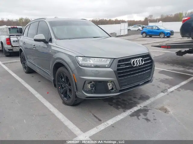 WA1WAAF78JD012953 — 2018 Audi Q7 3.0T Technik, Передняя часть (Front), фото до ремонта