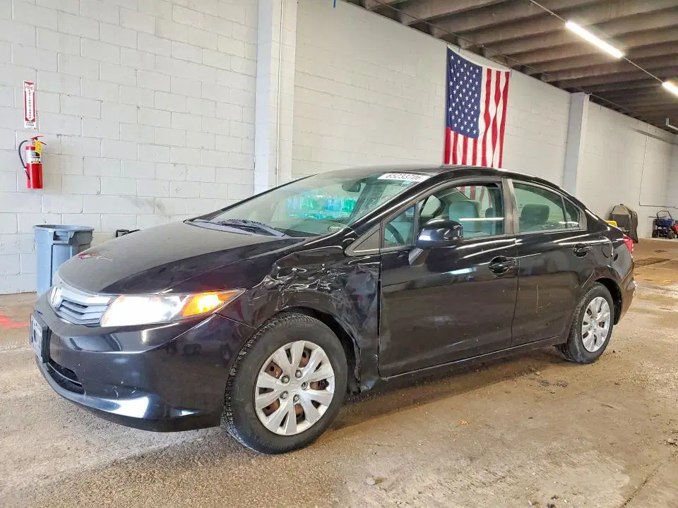 19XFB2F57CE070870 — 2012 Honda Civic, Передняя часть (Front End), фото до ремонта