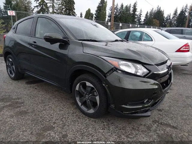 3CZRU6H56JM711256 — 2018 Honda HR-V EX, Передняя часть (Front End), фото до ремонта