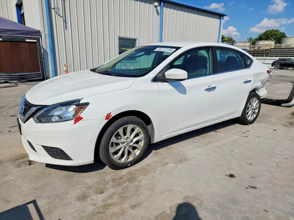 3N1AB7AP8KY287618 — 2019 Nissan Sentra, Задняя часть (Rear End), фото до ремонта