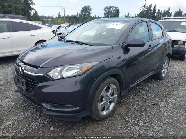 2017 Honda HR-V LX VIN 3CZRU6H36HM708012 фото 2