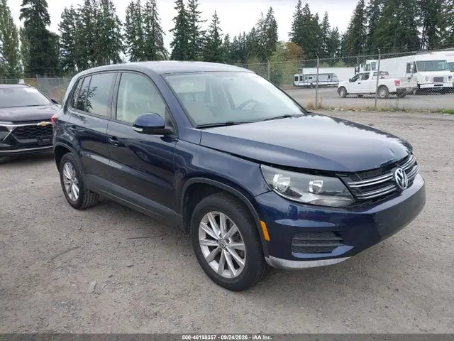 WVGAV3AX9EW518885 — 2014 Volkswagen Tiguan SE, Передняя часть (Front End), фото до ремонта