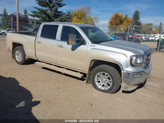 3GTU2MECXGG377270 — 2016 GMC Sierra K1500 SLE, Передняя часть (Front), фото до ремонта