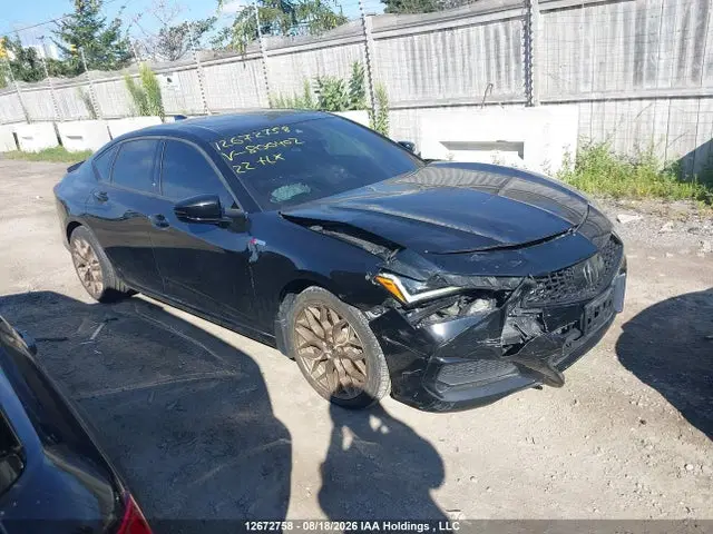 19UUB6F52NA800402 — 2022 Acura TLX, Передняя часть (Front), фото до ремонта