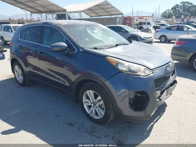KNDPM3AC9J7484952 — 2018 Kia Sportage LX, Передняя часть (Front End), фото до ремонта