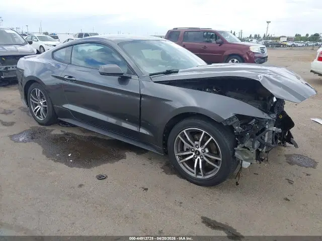 1FA6P8TH6F5388035 — 2015 Ford Mustang Ecoboost, Передняя часть (Front End), фото до ремонта