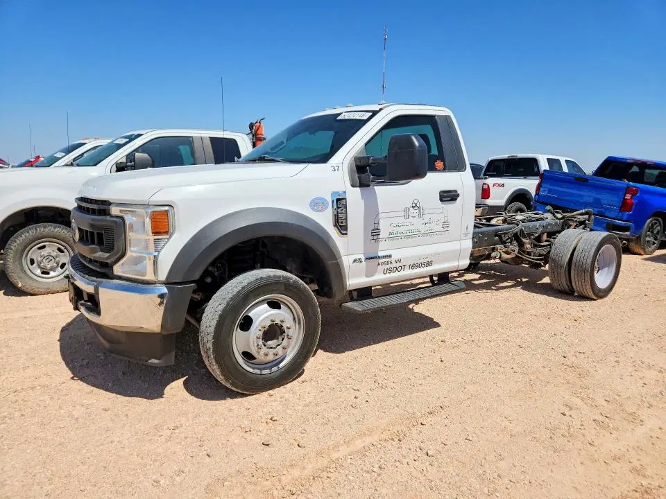1FDUF4GT5MEC12498 — 2021 Ford F450, Град (Hail), фото до ремонта