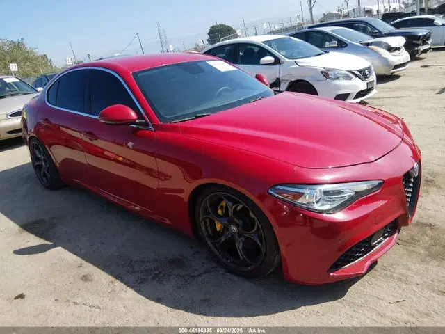 ZARFAECN3J7576675 — 2018 Alfa Romeo Giulia Ti RWD, Естественный износ (Normal Wear & Tear), фото до ремонта
