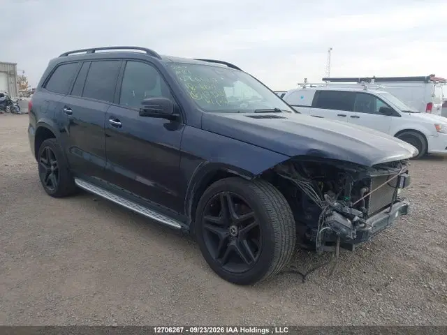 4JGDF6EE5JB175305 — 2018 Mercedes-Benz GLS 450 4MATIC, Передняя часть (Front), фото до ремонта