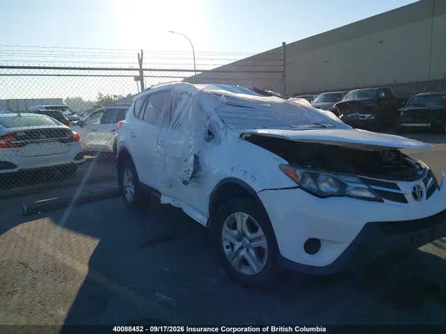 2T3ZFREV5EW118482 — 2014 Toyota RAV4 LE, Опрокидывание (Roll Over), фото до ремонта