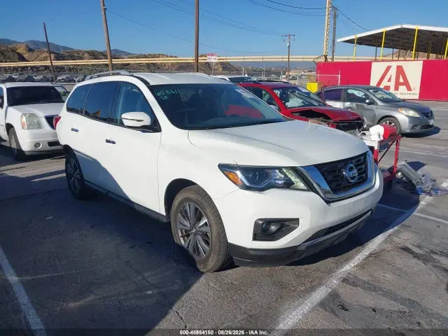 5N1DR2MN3HC696075 — 2017 Nissan Pathfinder SV, Задняя часть справа (Right Rear), фото до ремонта