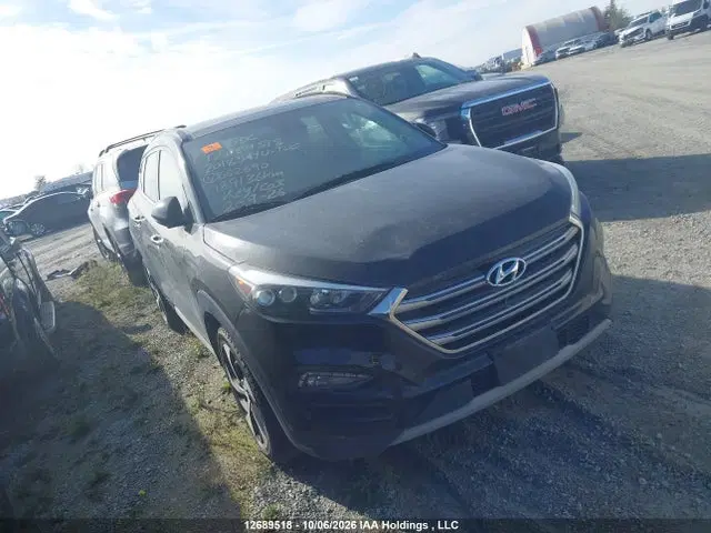 KM8J3CA21JU662690 — 2018 Hyundai Tucson Limited/Sport And Eco/SE, Изъят кредитором (Repossession), фото до ремонта