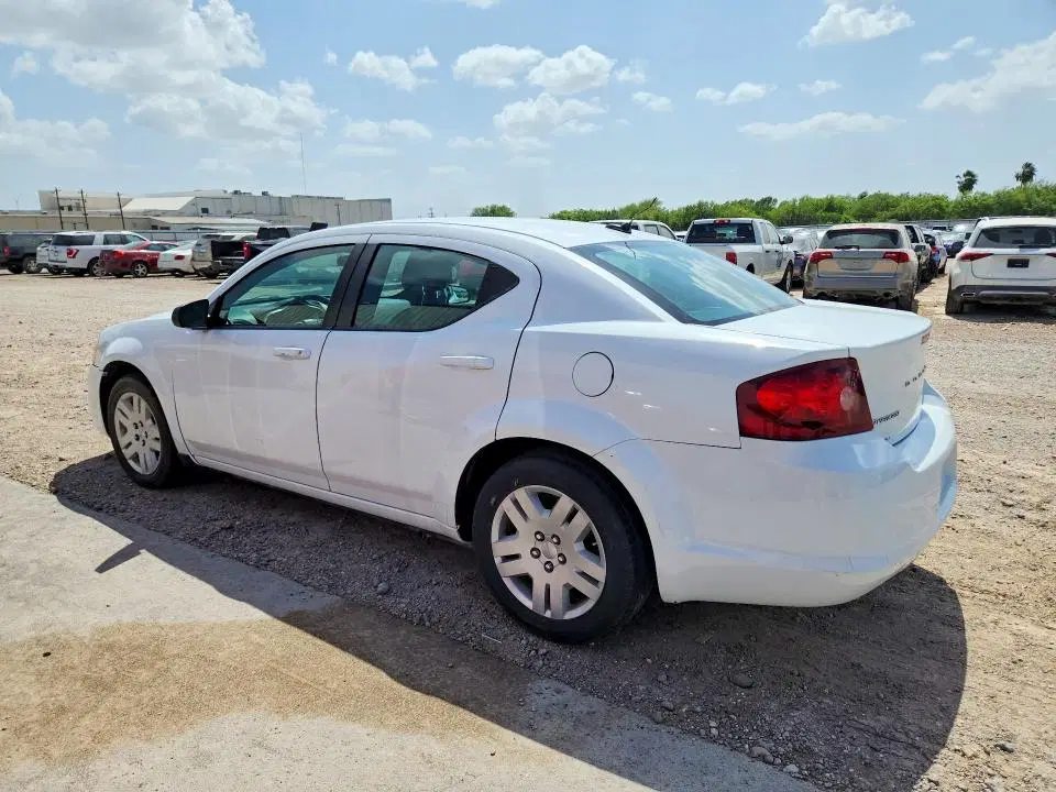 2013 DODGE AVENGER VIN 1C3CDZAG2DN760378 фото 4