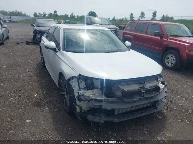 2HGFE1F92NH000089 — 2022 Honda Civic Touring, Передняя часть (Front), фото до ремонта