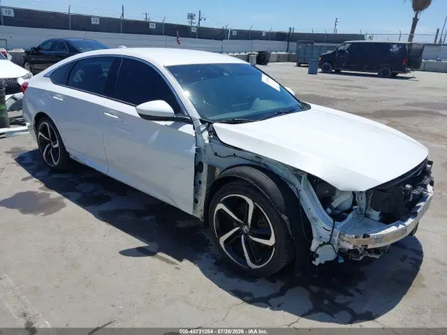 1HGCV1F32JA067296 — 2018 Honda Accord Sport, Передняя часть (Front End), фото до ремонта