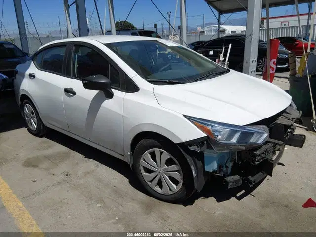 3N1CN8DV4NL832473 — 2022 Nissan Versa 1.6 S Xtronic Cvt, Передняя часть (Front End), фото до ремонта