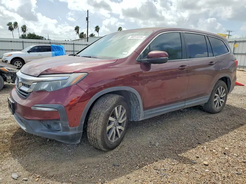 5FNYF5H34MB044619 — 2021 Honda Pilot, Передняя часть (Front End), фото до ремонта