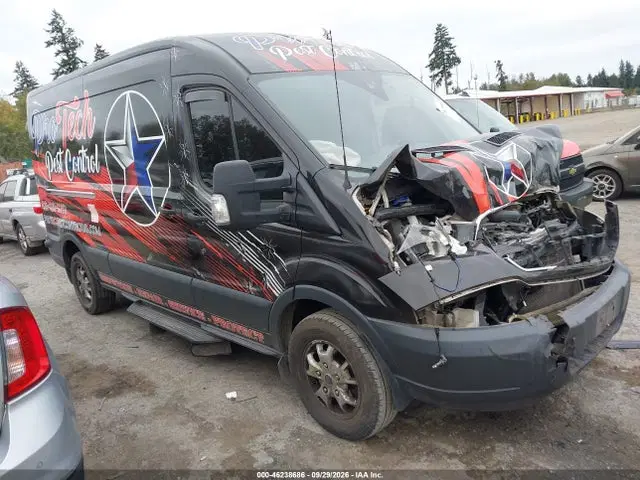 1FTYE2CG5FKA43139 — 2015 Ford Transit-150, Передняя часть (Front End), фото до ремонта