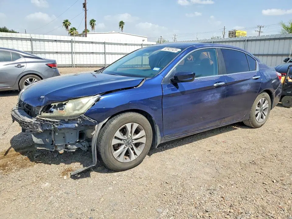 1HGCR2F37DA142797 — 2013 Honda Accord, Передняя часть (Front End), фото до ремонта