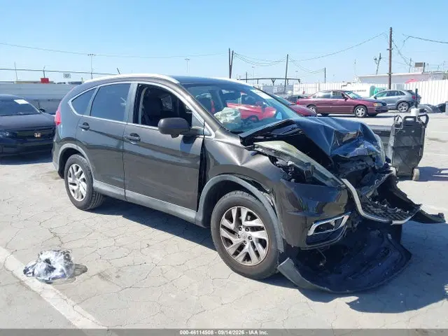 2HKRM4H79GH635560 — 2016 Honda CR-V EX-L, Передняя часть (Front End), фото до ремонта