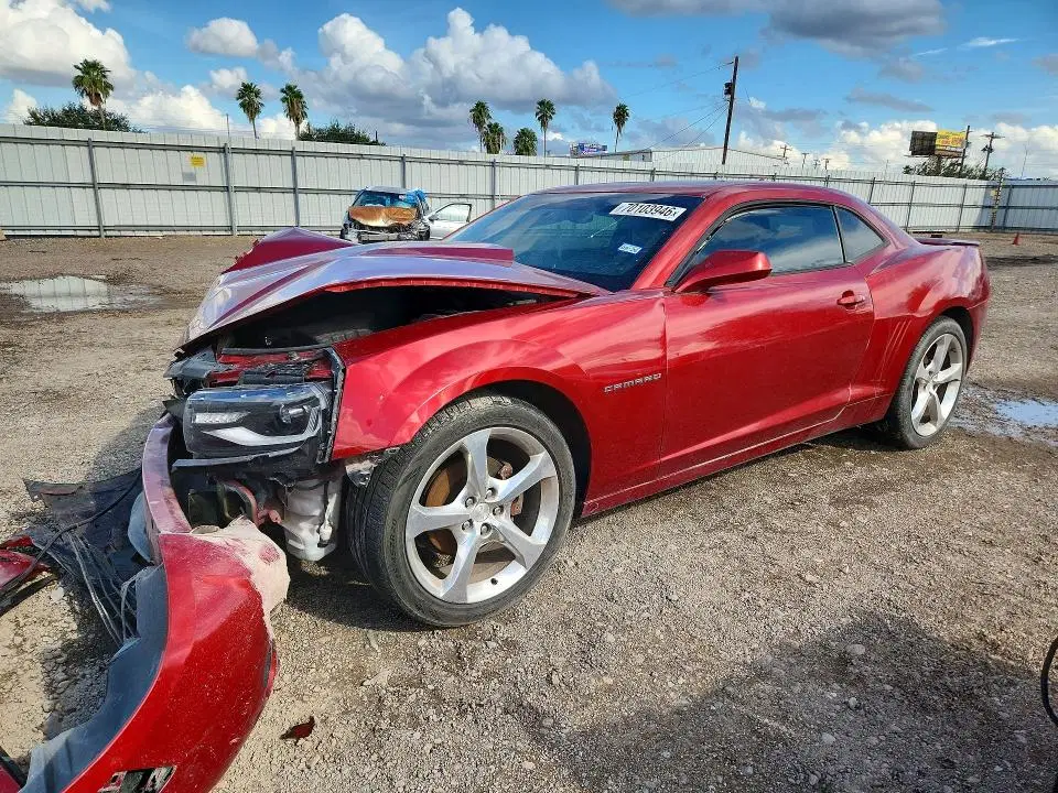 2G1FB1E37E9146009 — 2014 Chevrolet Camaro, Передняя часть (Front End), фото до ремонта