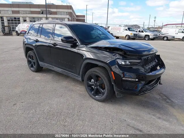 1C4RJHBG1RC179626 — 2024 Jeep Grand Cherokee Limited, Передняя часть слева (Left Front), фото до ремонта