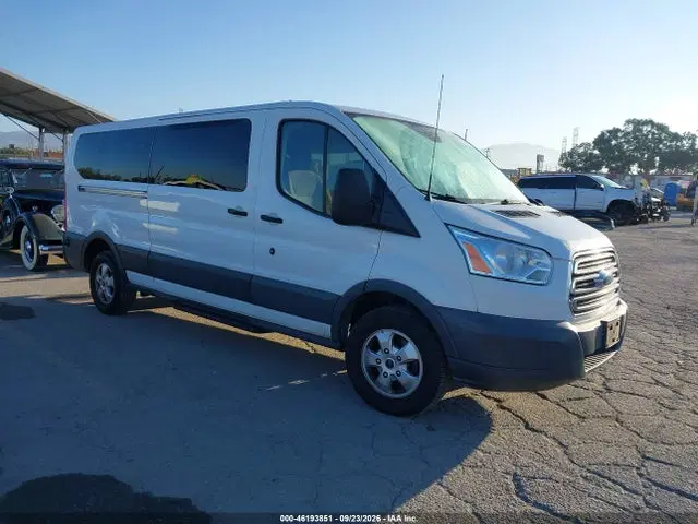 1FBZX2YM3JKA87702 — 2018 Ford Transit-350 XLT, Задняя часть слева (Left Rear), фото до ремонта