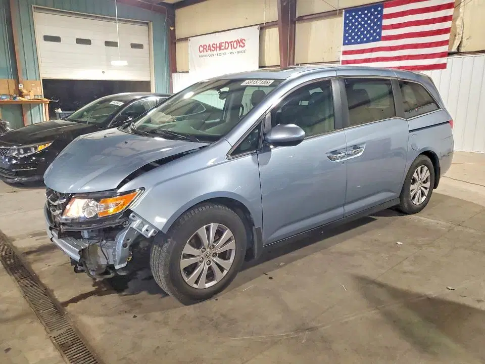 5FNRL5H62EB106897 — 2014 Honda Odyssey, Передняя часть (Front End), фото до ремонта