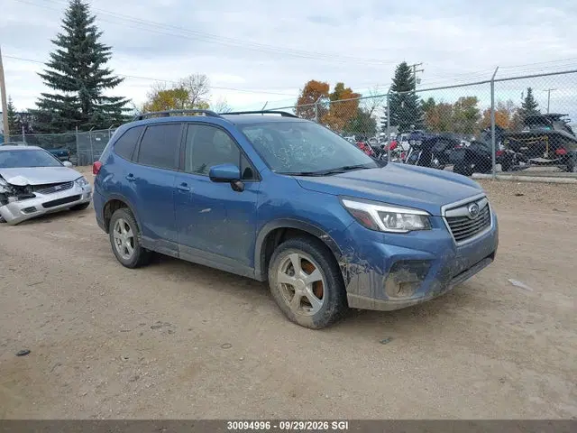 JF2SKEDC0KH539485 — 2019 Subaru Forester Premium, Задняя часть (Rear), фото до ремонта