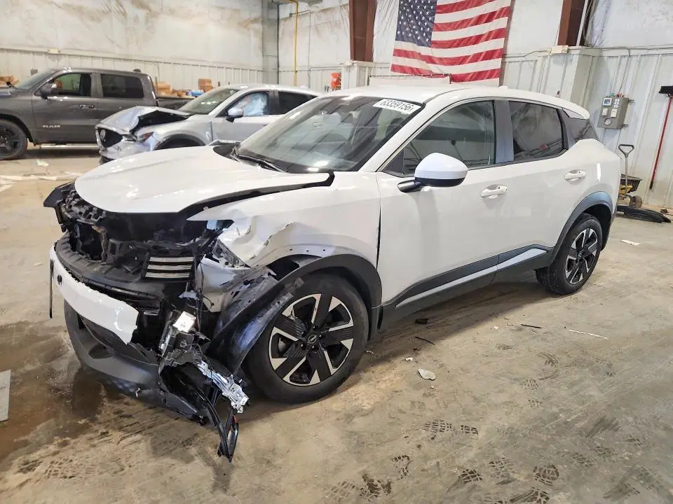 3N8AP6CB7SL354155 — 2025 Nissan Kicks, Передняя часть (Front End), фото до ремонта