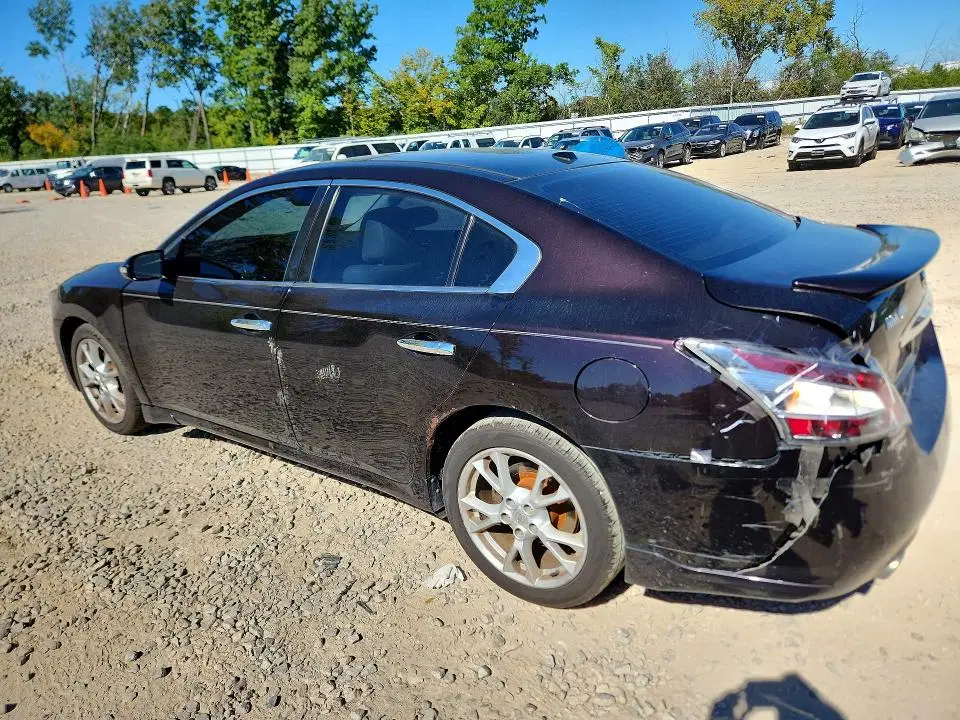 2012 NISSAN MAXIMA VIN 1N4AA5AP3CC840163 фото 2