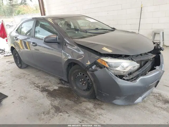 5YFBURHE3GP396605 — 2016 Toyota Corolla LE, Передняя часть (Front End), фото до ремонта