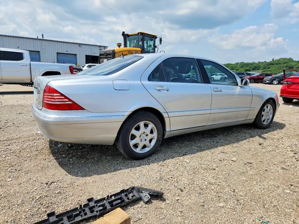 2000 MERCEDES-BENZ S VIN WDBNG75J7YA106400 фото 3