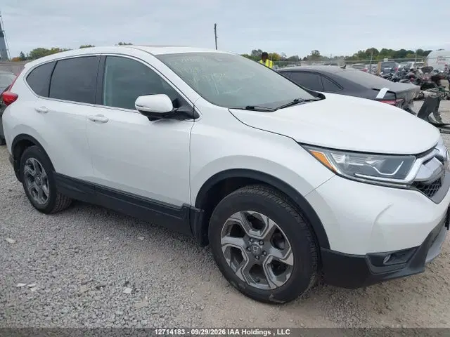 2HKRW2H52KH137576 — 2019 Honda CR-V EX, Град (Hail), фото до ремонта