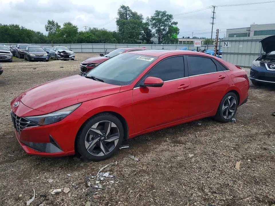 5NPLP4AG9MH036175 — 2021 Hyundai Elantra, Подтопление (Water/Flood), фото до ремонта