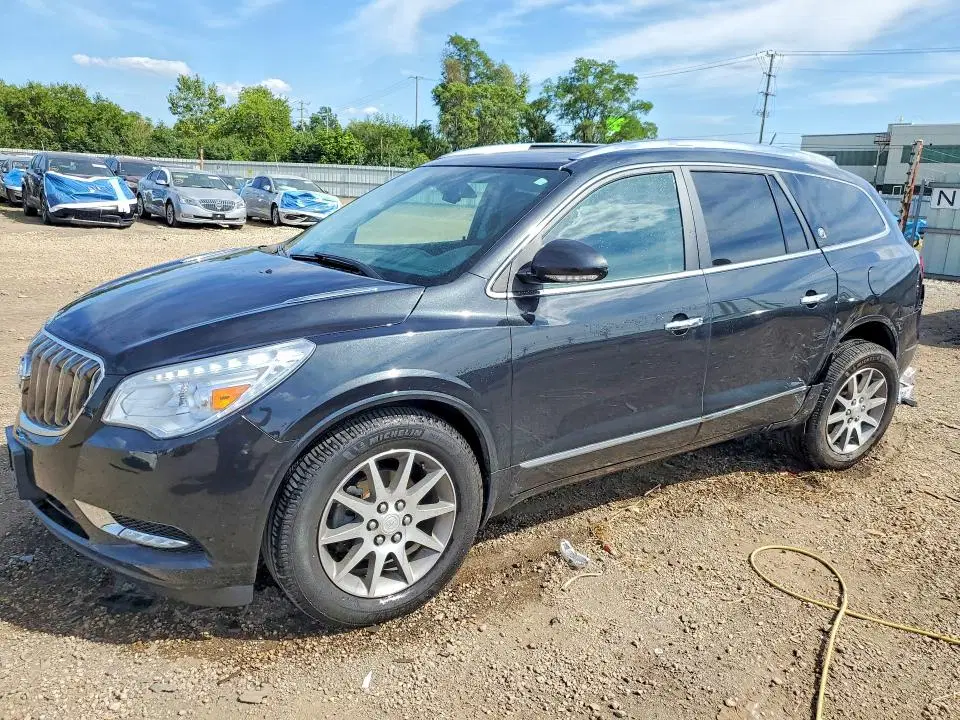 5GAKVBKD8EJ369827 — 2014 Buick Enclave, Задняя часть (Rear End), фото до ремонта