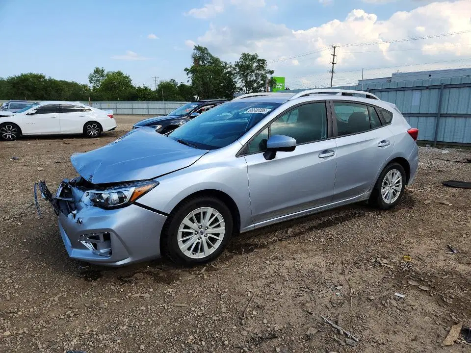 4S3GTAB61J3723563 — 2018 Subaru Impreza, Передняя часть (Front End), фото до ремонта