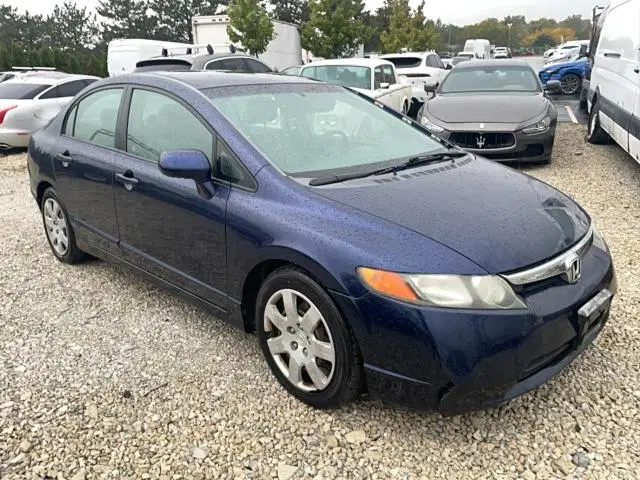 1HGFA16568L019776 — 2008 Honda Civic, Передняя часть (Front End), фото до ремонта