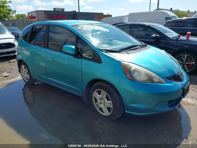 LUCGE8H54E3004682 — 2014 Honda FIT LX, Левый бок (Left Side), фото до ремонта