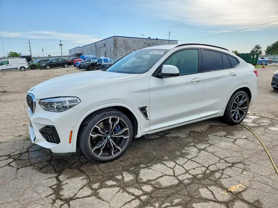 5YMUJ0C08LLU67137 — 2020 BMW X4, Град (Hail), фото до ремонта