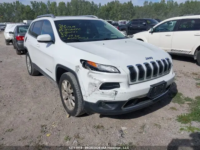 1C4PJMDB2FW501041 — 2015 Jeep Cherokee Limited, Передняя часть (Front), фото до ремонта