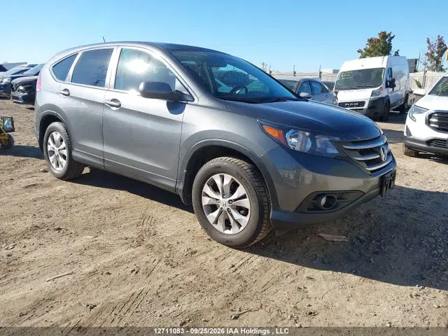 2HKRM4H55EH124066 — 2014 Honda CR-V EX, Град (Hail), фото до ремонта