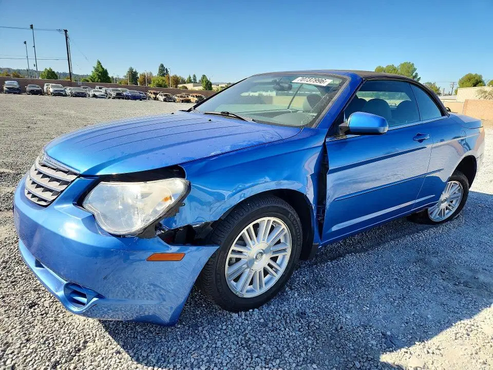 1C3LC55RX8N207605 — 2008 Chrysler Sebring, Передняя часть (Front End), фото до ремонта
