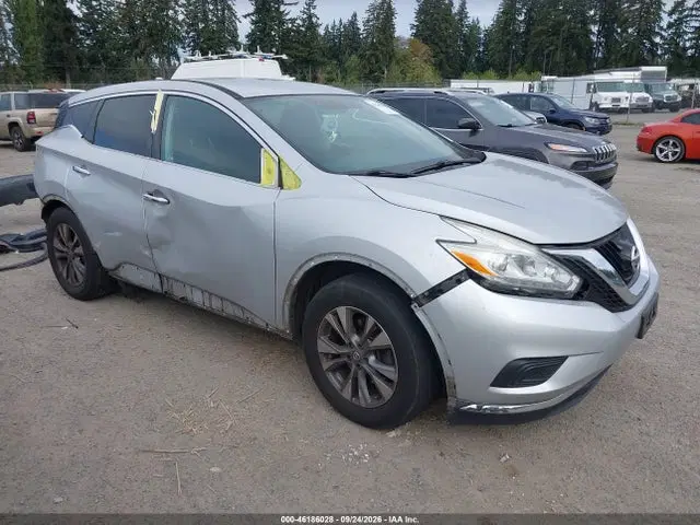 5N1AZ2MH0GN147904 — 2016 Nissan Murano Platinum/S/SL/SV, Правый бок (Right Side), фото до ремонта