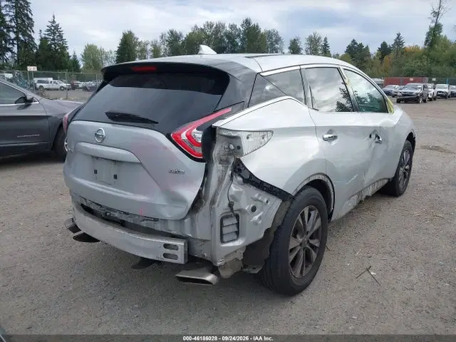 2016 Nissan Murano Platinum/s/sl/sv VIN 5N1AZ2MH0GN147904 фото 4