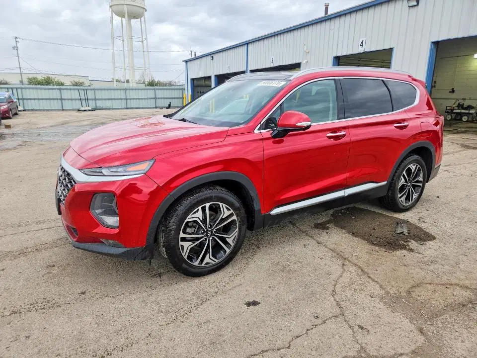 5NMS3CAA3LH231486 — 2020 Hyundai Santa FE, Передняя часть (Front End), фото до ремонта