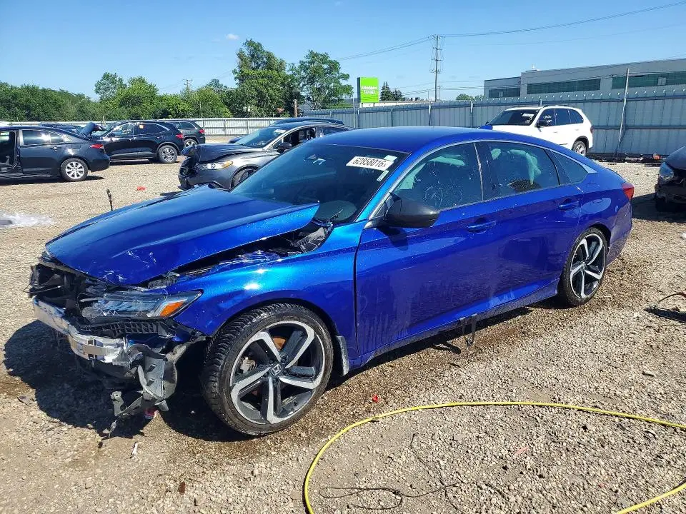 1HGCV1F36KA037011 — 2019 Honda Accord, Передняя часть (Front End), фото до ремонта