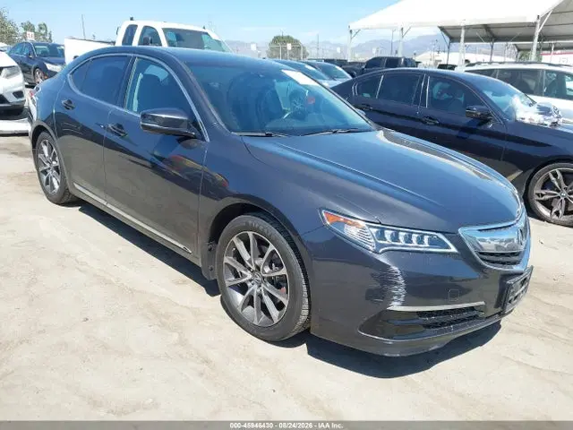 19UUB3F59FA001278 — 2015 Acura Tlx V6 Tech, Левый бок (Left Side), фото до ремонта