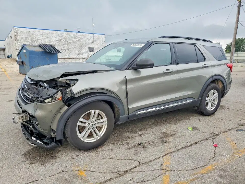 1FMSK8DH2LGB40771 — 2020 Ford Explorer, Передняя часть (Front End), фото до ремонта